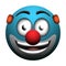 Isolated clown emote