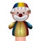 Isolated clown puppet