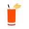 Isolated cocktail illustration