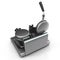 Isolated Commercial Waffle Maker Double Heads 3D Illustration On White Background