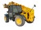 Isolated construction vehicle