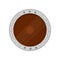 Isolated copper coin icon