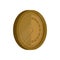 Isolated copper coin icon