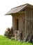 Isolated Country Wooden Shed Barn