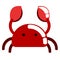 Isolated crab icon