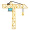 Isolated crane image