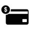 Isolated credit card icon