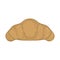 Isolated croissant icon Bakery product Vector