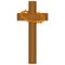 Isolated cross image