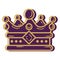 Isolated crown icon Royalty icon Vector