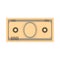 Isolated currency bill icon