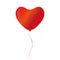 Isolated cute and romantic balloon