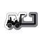 Isolated delivery forklift design