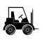 Isolated delivery forklift design