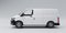 Isolated delivery van side view mock up 3d illustration