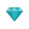 Isolated diamond icon flat vector design