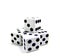 Isolated dice on white background