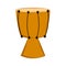 Isolated djembe drum icon