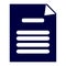 Isolated document icon