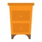 Isolated drawer desk icon