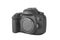 Isolated DSLR professional photo camera body
