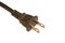Isolated Electric cord plug