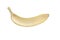 Isolated empty banana