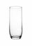 Isolated empty juice soda glass elegant on white