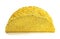 Isolated empty taco shell