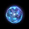 Isolated energy ball, sphere made of lightning