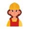 Isolated engineer icon