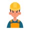 Isolated engineer icon