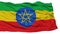 Isolated Ethiopia Flag