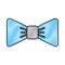 Isolated fancy bowtie