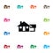 Isolated Farmhouse Icon. Ranch Vector Element Can Be Used For Farmhouse, Ranch, House Design Concept.