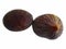 Isolated figs on a white background. The ripe fruit of figs