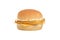 Isolated fillet fish sandwich with tartar sauce