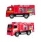 Isolated fire rescue toy truck