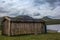Isolated fishing hut on a lake in Norway - 1