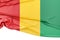 Isolated Flag of Guinea. 3D Rendering