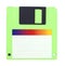 Isolated floppy disk