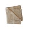 Isolated Folded Square Linen Napkin