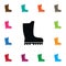 Isolated Galoshes Icon.