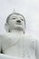 Isolated giant white image of Buddha 3