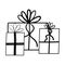 Isolated gifts icon vector design