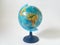 Isolated globe with blue color.
