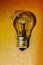 Isolated glowing old fashioned bulb