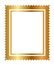 Isolated gold stamp