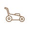 Isolated grass cutter line style icon vector design