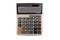 Isolated Gray calculator on white background.